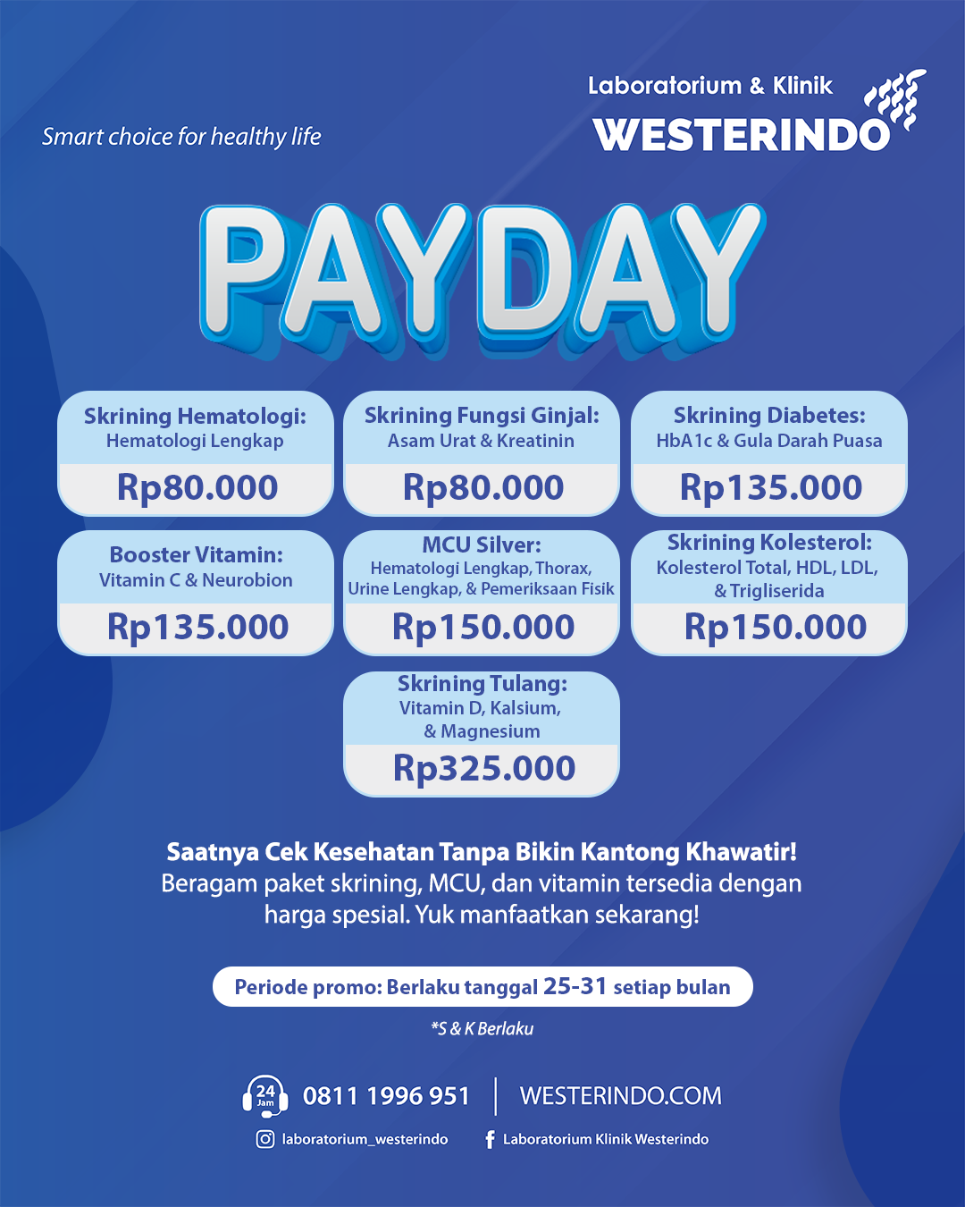 Promo Payday: Saatnya Cek Kesehatan dengan Harga Lebih Hemat