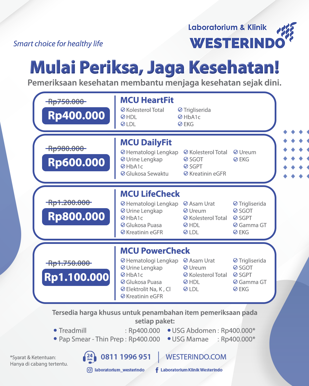 Mulai Periksa, Jaga Kesehatan!