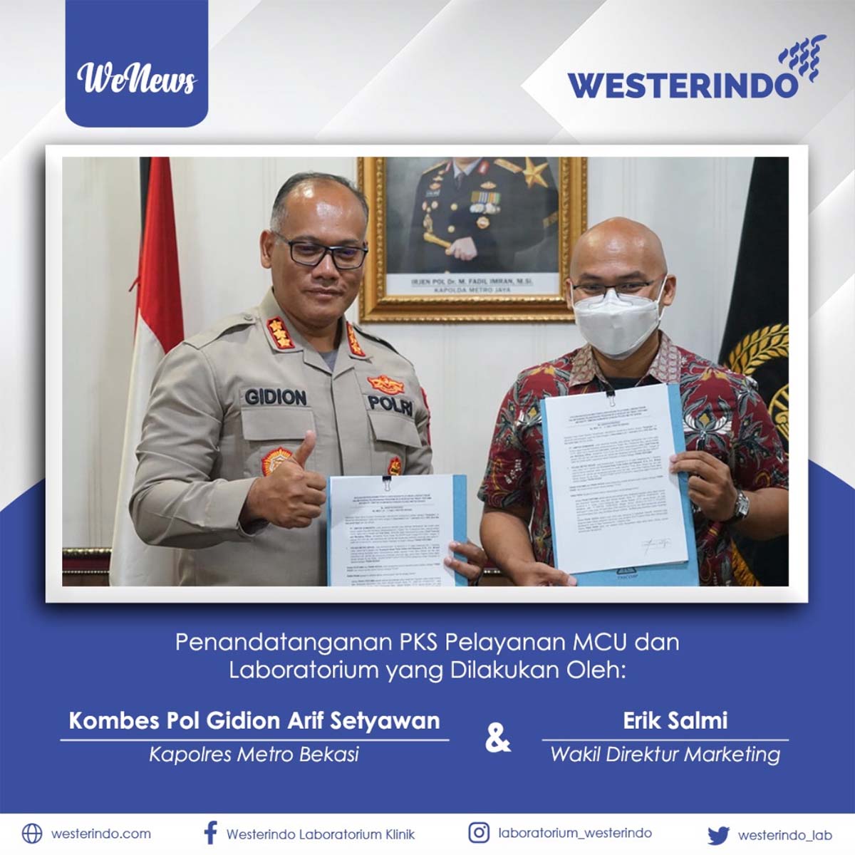 Kerjasama dengan Polres Bekasi