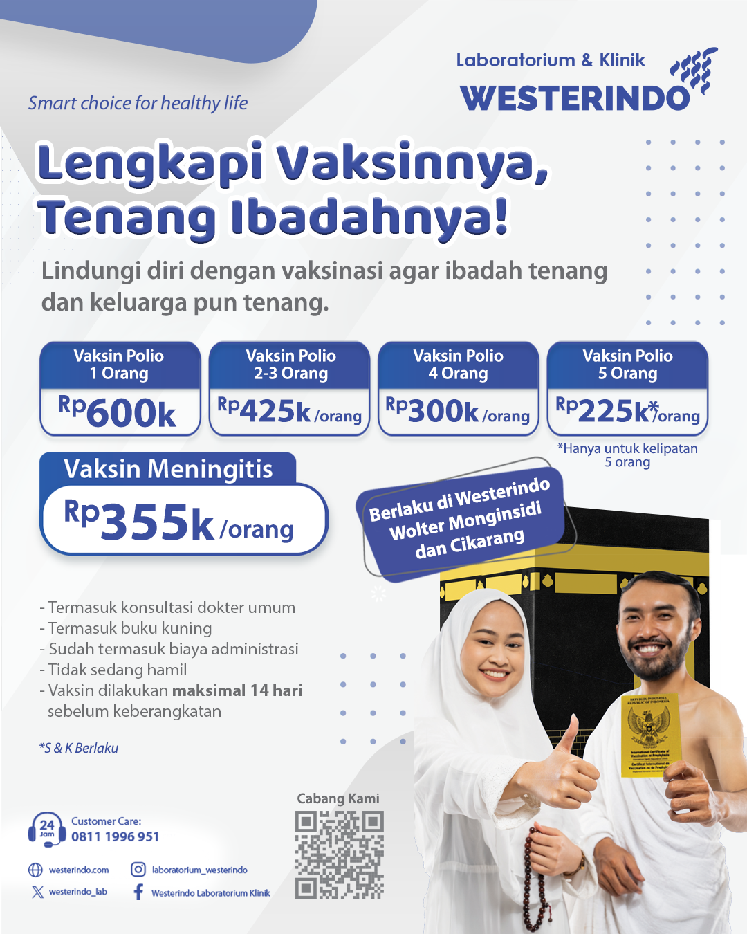 Lengkapi Vaksinnya, Tenang Ibadahnya