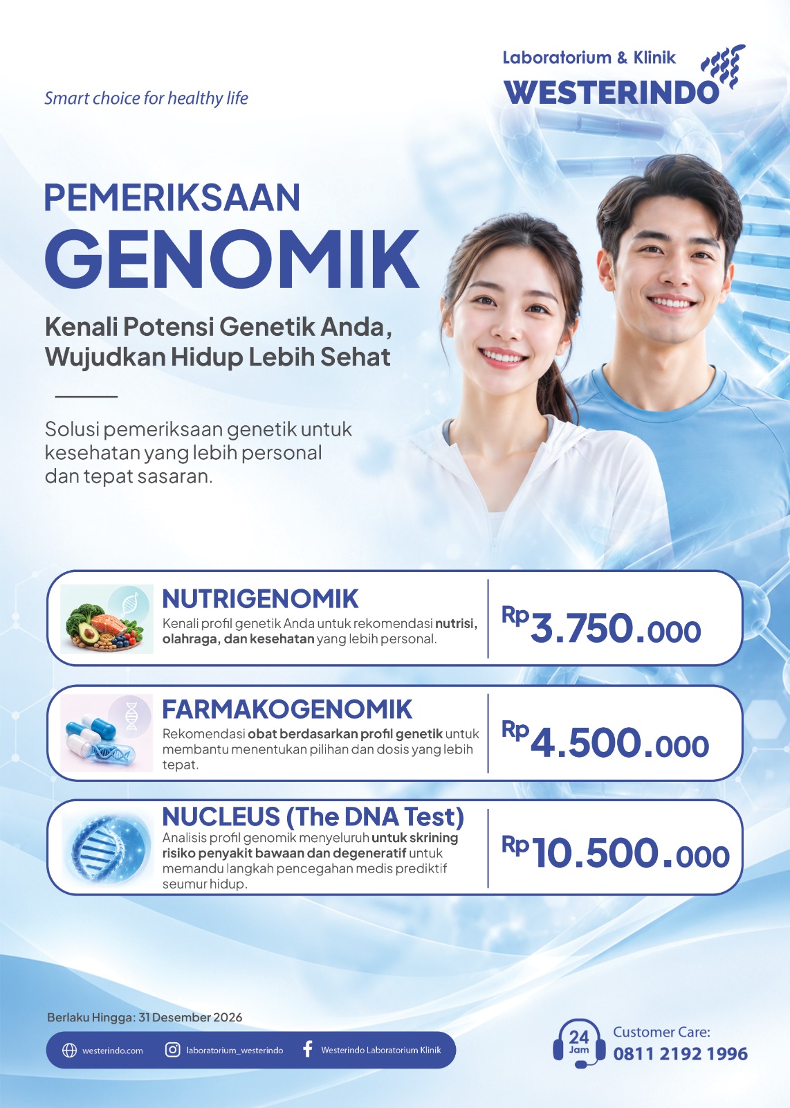 Pemeriksaan Genomik: Kenali Potensi Genetik untuk Hidup yang Lebih Sehat dan Personal