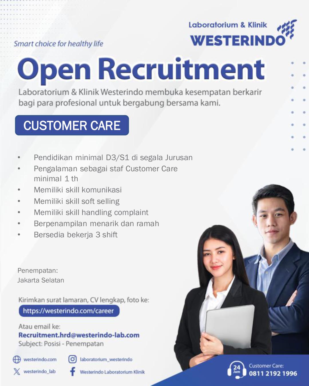 Customer Care - Westerindo Pusat (Cipaku&Wolter)